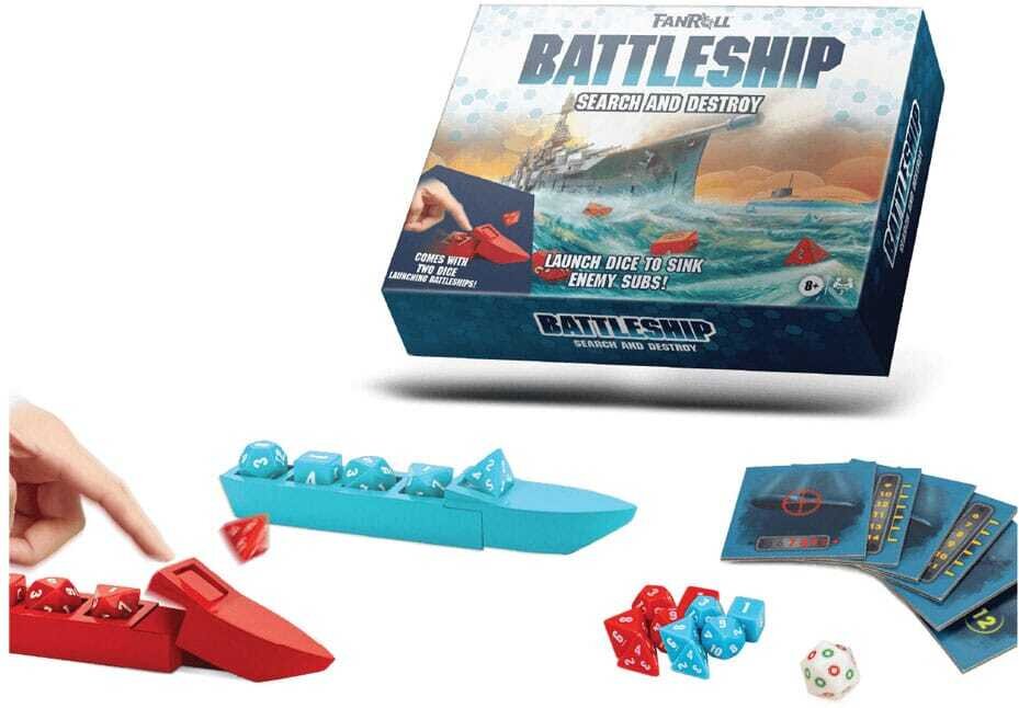 FanRoll Hasbro Spiel Battleship Search & Destroy