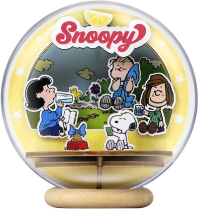 Die Peanuts Puremind Modellbausatz Wooden Theater Globe Picnic Party