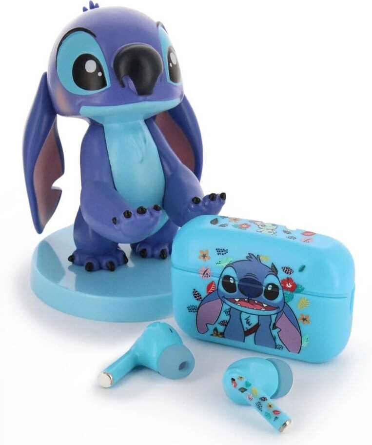Lilo & Stitch Holdems Mini-Halter & Kabellose Kopfhörer Stitch Design 2 mit TWS Buds Pro 10 cm