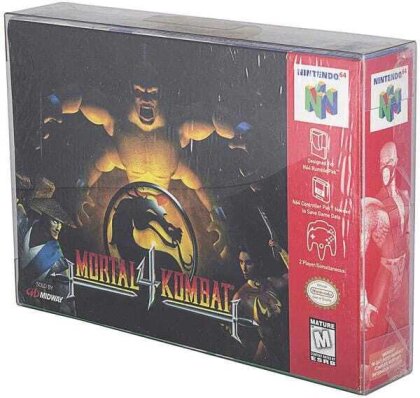 PET Gehäuse 25er-Pack für Super Nintendo/Nintendo 64/SNES/N64 Spiele