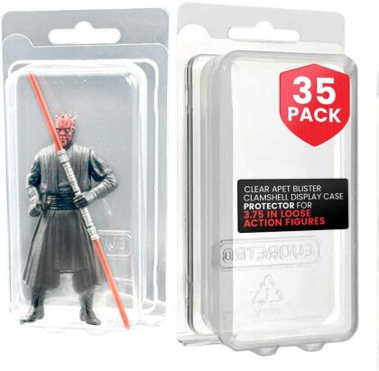 Clamshell PET Gehäuse 35er-Pack für Actionfiguren XL