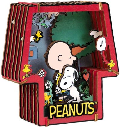 Die Peanuts Puremind Modellbausatz Wooden Theater Healing Hug
