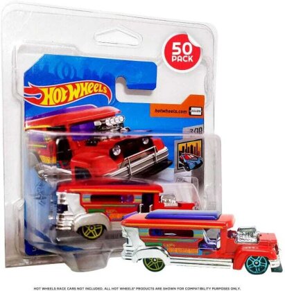 Hot Wheels European Series PET Blisters 50er-Pack für Short Card