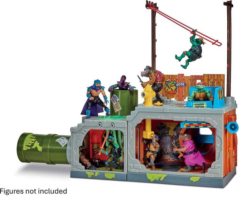 Teenage Mutant Ninja Turtles Gebäude Secret Sewer Lid Playset Mutant Module heo EU Exclusive 30 cm