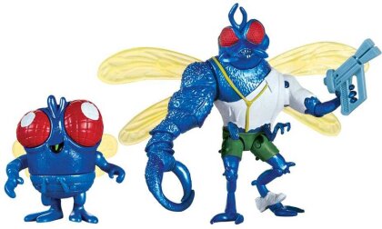 Teenage Mutant Ninja Turtles - Mutant Mayhem Actionfiguren Super Fly & Toddler Super Fly 11 cm