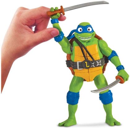 Teenage Mutant Ninja Turtles - Mutant Mayhem Ninja Shouts Action Figur Leonardo 14 cm