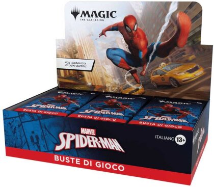 Magic the Gathering Marvel's Spider-Man Play-Booster Display (30) italienisch