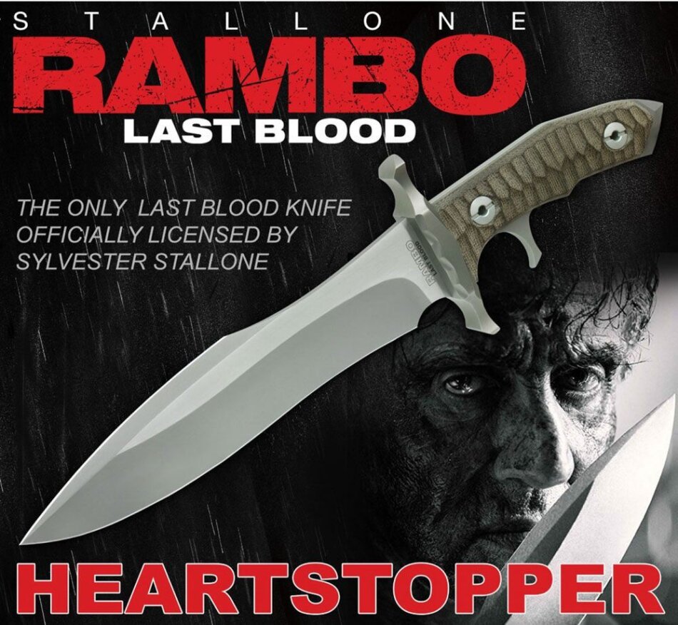 Rambo - Last Blood Replik 1/1 Heartstopper Messer 38 cm