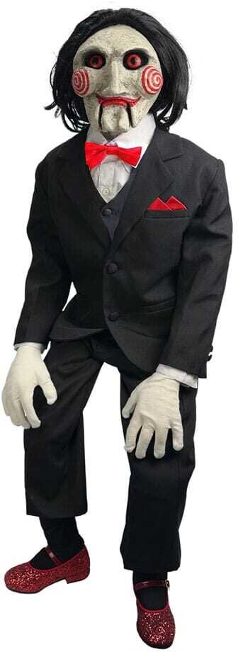 Saw Replik Stripe Puppe / Marionette Billy the Puppet 119 cm