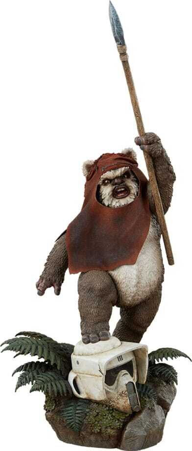 Star Wars: Episode VI - Die Rückkehr der Jedi-Ritter Premium Format Statue Wicket 46 cm