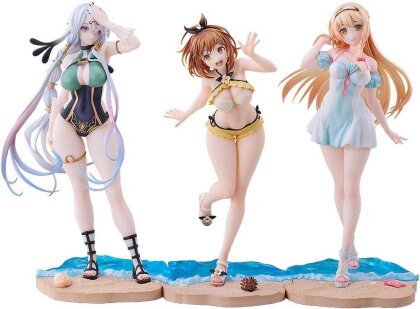 Atelier Ryza: Ever Darkness & the Secret Hideout PVC Statuen 3er-Set 1/7 Ryza, Klaudia, Lila - Swimsuit Ver.