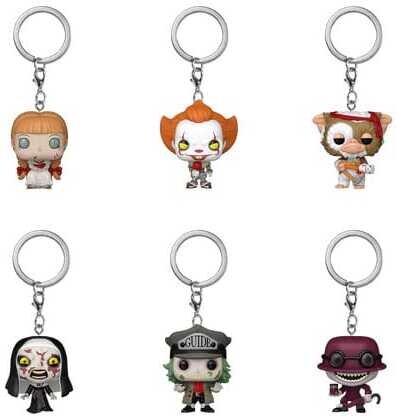 Horror POP! Vinyl Schlüsselanhänger 4 cm PDQ Display (12)