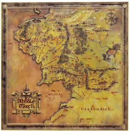 Herr der Ringe Replik Map Limited Edition