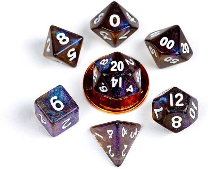 FanRoll Mini Würfel Set Stardust Galaxy (7)