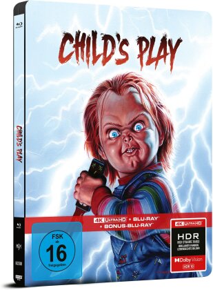 Chucky – Die Mörderpuppe (1988) (Limited Edition, Steelbook, 4K Ultra HD + 2 Blu-rays)