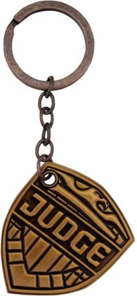 2000 AD Schlüsselanhänger Judge Dredd Badge Limited Edition