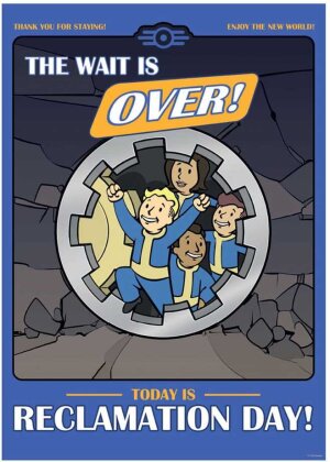 Fallout Kunstdruck Reclamation Day Limited Edition 42 x 30 cm