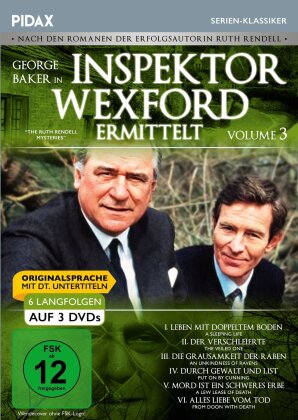 Inspektor Wexford ermittelt - Volume 3 (Pidax Serien-Klassiker, 3 DVDs)