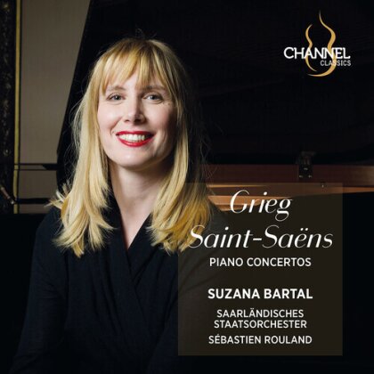 Edvard Grieg (1843-1907), Camille Saint-Saëns (1835-1921), Sébastien Rouland, Suzana Bartal & Saarländisches Staatsorchester - Piano Concertos
