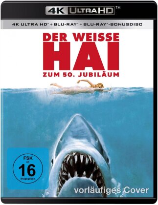 Der weisse Hai (1975) (50th Anniversary Edition, 4K Ultra HD + 2 Blu-rays)