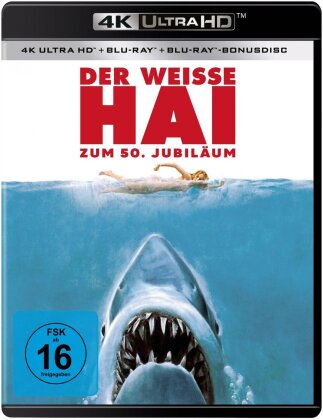 Der weisse Hai (1975) (50th Anniversary Edition, 4K Ultra HD + 2 Blu-rays)