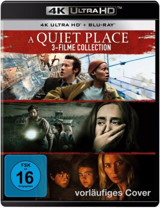 A Quiet Place - 3-Filme Collection (3 4K Ultra HDs + 3 Blu-rays)