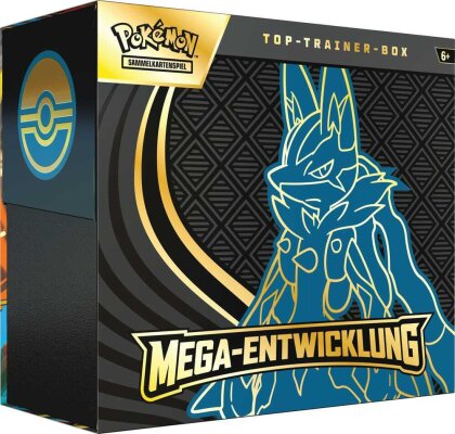 Pokémon ME01 Mega-Entwicklung Top Trainer Box Lucario *Deutsche Version*