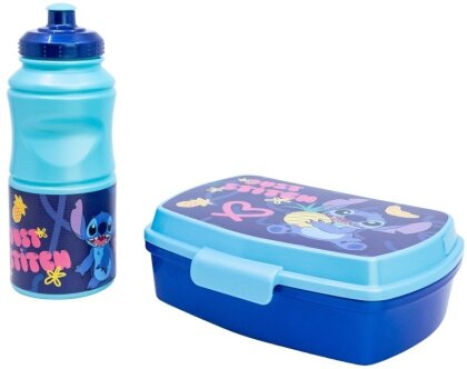 Bouteille et boîte à repas - Just Stitch - Lilo & Stitch - 410 ml