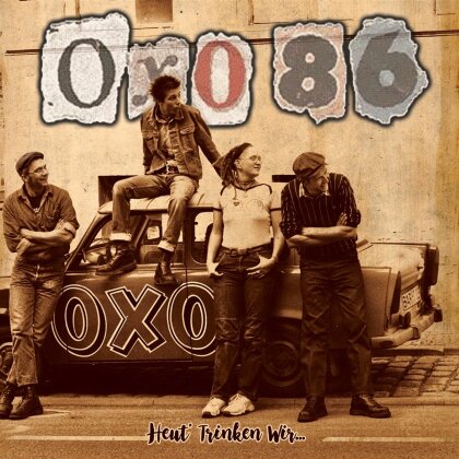 Oxo 86 - Heut Trinken Wir (2025 Reissue, Sunny Bastards, Ultraclear W/Orange Splatter Vinyl, LP)