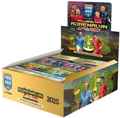 FIFA 365 Adrenalyn XL 2025 Trading Cards Fatpack Box (10)