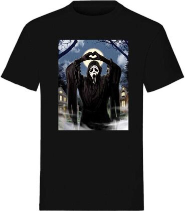 Scream - Schrei! T-Shirt Ghost Face Hearts