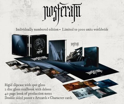 Nosferatu (2024) (Ultimate Collector's Edition, Extended Edition, Cinema Version, Limited Edition, Steelbook, 4K Ultra HD + Blu-ray)