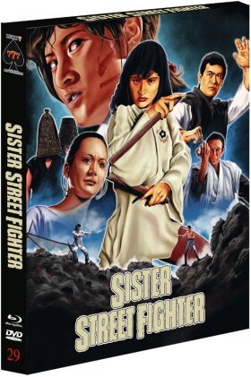 Sister Street Fighter (1974) (Full Sleeve Scanavo-Box, Limited Edition, Blu-ray + DVD)