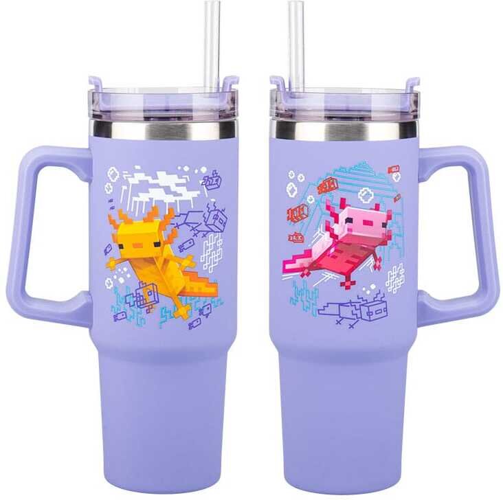 Minecraft Trinkbecher To Go Purple