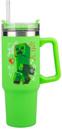 Mug de Voyage - Creeper vs Steve - Minecraft - 29.7 cm - 900 ml