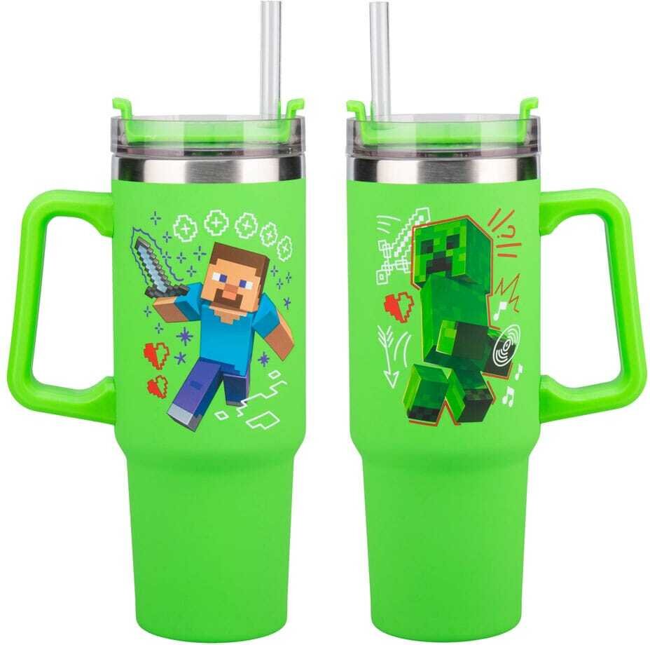 Minecraft Trinkbecher To Go Green