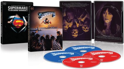 Superman 2 (1980) (The Richard Donner Cut, Version Cinéma, Édition Limitée, Steelbook, 2 4K Ultra HDs + 2 Blu-ray)