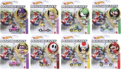 Hot Wheels Mario Kart - Hot Wheels 1 64 Mario Kart T Asrt