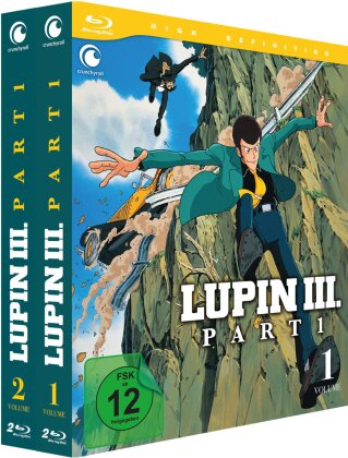 Lupin the 3rd - The Classic Adventures - Part 1 - Vol. 1 & 2 (Complete edition, 4 Blu-rays)