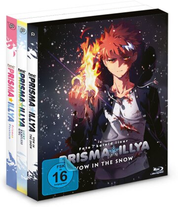 Fate/kaleid liner Prisma☆Illya - Movie 1-3 (Gesamtausgabe, 3 Blu-rays)