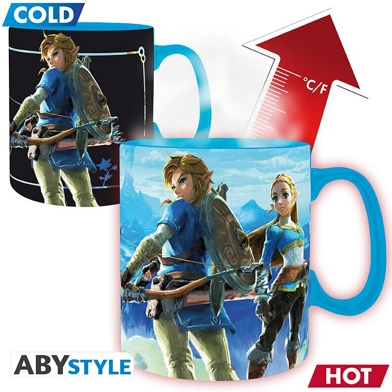Mug - Link & Zelda - Zelda : Breath of the Wild - 12 cm - 460 ml