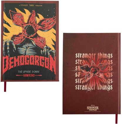 Stranger Things Notizbuch Demogorgon