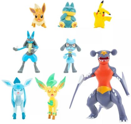 Pokémon Battle Minifiguren 8er-Pack Sinnoh Region 5-11 cm