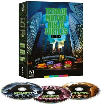 Teenage Mutant Ninja Turtles 1-3 - Trilogy (Limited Edition, Restaurierte Fassung, 3 Blu-rays)