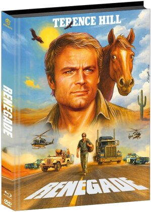 Renegade (1987) (Wattiert, Cover A, Limited Edition, Mediabook, Blu-ray + DVD)