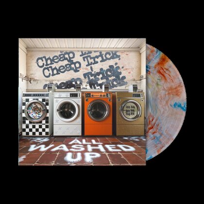 Cheap Trick - All Washed Up (Specialist Edition, Limited Edition, Clear With Orange & Blue Marble Vinyl, LP)