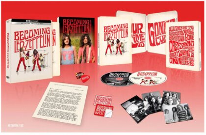 Becoming Led Zeppelin (2025) (Limited Edition, Steelbook, 4K Ultra HD + Blu-ray)