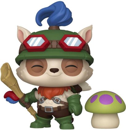 League of Legends POP!&Buddy Vinyl Figur Teemo w/Shroom 9 cm