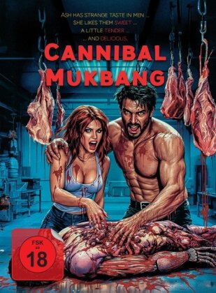 Cannibal Mukbang (2023) (Cover B, Édition Limitée, Mediabook, Blu-ray + DVD)