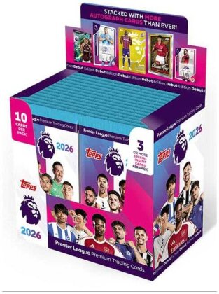 Premier League 2025/26 Trading Cards Booster Display (28)